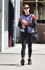 ASHLEE SIMPSON Out and About in Los Angeles 03/06/2017