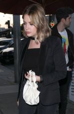 ASHLEY BENSON Arrives at Catch LA in West Hollywood 03/25/2017