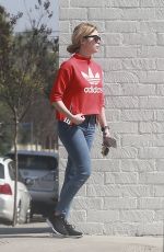 ASHLEY BENSON in Tight Jeans Out in Los Angeles 03/19/2017