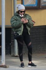 ASHLEY BENSON Leaves a Gym in New York 02/28/2017
