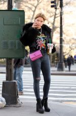 ASHLEY BENSON Leaves Tea Shoppe in New York 03/09/2017