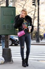 ASHLEY BENSON Leaves Tea Shoppe in New York 03/09/2017