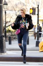 ASHLEY BENSON Leaves Tea Shoppe in New York 03/09/2017