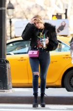 ASHLEY BENSON Leaves Tea Shoppe in New York 03/09/2017