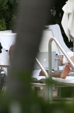 ASHLEY GRAHAM in Bikini at a Pool in Miami 03/02/2017