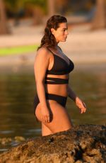 ASHLEY GRAHAM in Bikini on the Set of a Photoshoot in Islamorada 03/21/2017