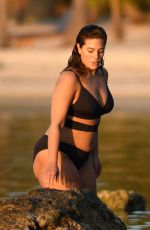 ASHLEY GRAHAM in Bikini on the Set of a Photoshoot in Islamorada 03/21/2017