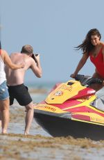 ASHLEY GRAHAM in Swimsuit at Baywatch Theme Photoshoot in Miami 03/01/2017