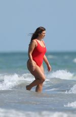 ASHLEY GRAHAM in Swimsuit at Baywatch Theme Photoshoot in Miami 03/01/2017
