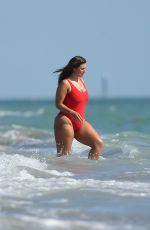 ASHLEY GRAHAM in Swimsuit at Baywatch Theme Photoshoot in Miami 03/01/2017