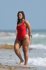 ASHLEY GRAHAM in Swimsuit at Baywatch Theme Photoshoot in Miami 03/01/2017