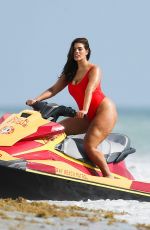 ASHLEY GRAHAM in Swimsuit at Baywatch Theme Photoshoot in Miami 03/01/2017