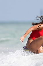 ASHLEY GRAHAM in Swimsuit at Baywatch Theme Photoshoot in Miami 03/01/2017