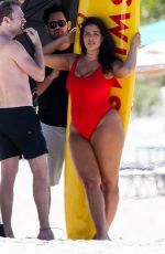 ASHLEY GRAHAM in Swimsuit at Baywatch Theme Photoshoot in Miami 03/01/2017