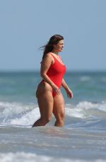 ASHLEY GRAHAM in Swimsuit at Baywatch Theme Photoshoot in Miami 03/01/2017