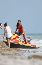 ASHLEY GRAHAM in Swimsuit at Baywatch Theme Photoshoot in Miami 03/01/2017