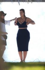 ASHLEY GRAHAM on the Set of a Photoshoot in Florida Keys 03/21/2017