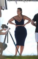 ASHLEY GRAHAM on the Set of a Photoshoot in Florida Keys 03/21/2017