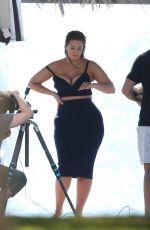 ASHLEY GRAHAM on the Set of a Photoshoot in Florida Keys 03/21/2017