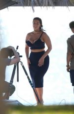 ASHLEY GRAHAM on the Set of a Photoshoot in Florida Keys 03/21/2017