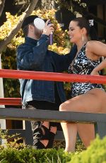 ASHLEY GRAHAM on the Set of Her Swimsuit Line Photoshoot in Los Angeles 03/23/2017