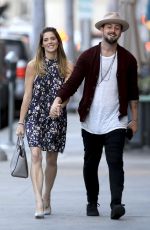 ASHLEY GREENE and Paul Khoury Out in Los Angeles 03/08/2017