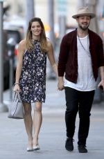 ASHLEY GREENE and Paul Khoury Out in Los Angeles 03/08/2017