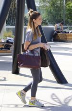 ASHLEY GREENE Arrives at Equinox Gym in Hollywood 03/30/2017