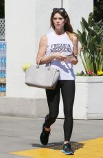 ASHLEY GREENE Shopping at Bristol Farms in West Hollywood 03/28/2017