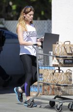 ASHLEY GREENE Shopping at Bristol Farms in West Hollywood 03/28/2017