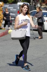 ASHLEY GREENE Shopping at Bristol Farms in West Hollywood 03/28/2017