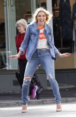 ASHLEY HART at Just Jeans Photoshoot in Sydney 03/06/2017