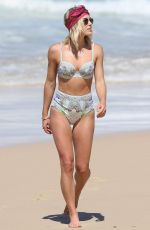 ASHLEY HART in BIkini on the Beach in Sydney 03/11/2017