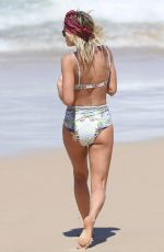 ASHLEY HART in BIkini on the Beach in Sydney 03/11/2017