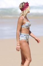 ASHLEY HART in BIkini on the Beach in Sydney 03/11/2017