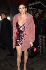 ASHLEY JAMES at Sushi Samba x Cool Earth Carnival Party in London 02/28/2017