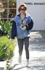 ASHLEY TISDALE Shopping at Isabel Marant in West Hollywood 03/13/2017