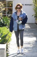 ASHLEY TISDALE Shopping at Isabel Marant in West Hollywood 03/13/2017