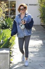 ASHLEY TISDALE Shopping at Isabel Marant in West Hollywood 03/13/2017