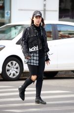 AURORA RAMAZOTTI Out Shopping in Milan 03/22/2017