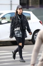 AURORA RAMAZOTTI Out Shopping in Milan 03/22/2017