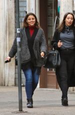 AURORA RAMAZZOTTI Out and About in Rome 03/19/2017