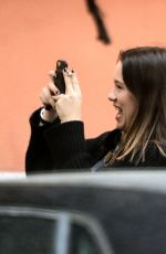 AURORA RAMAZZOTTI Out and About in Rome 03/19/2017