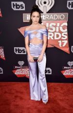 BEA MILLER at 2017 iHeartRadio Music Awards in Los Angeles 03/05/2017
