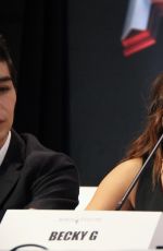 BECKY G at a Power Rangers Press Conference 03/11/2017