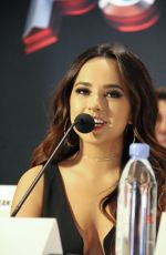 BECKY G at a Power Rangers Press Conference 03/11/2017