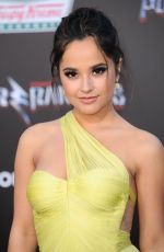 BECKY G at Power Rangers Premiere in Los Angeles 03/22/2017