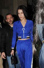 BELLA HADID Arrives at Caviar Kaspia Restaurant 03/02/2017