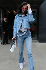 BELLA HADID in Jeans Leaves Her Apartment in New York 03/18/2017 - superiorpics celebrity forums