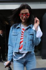 BELLA HADID in Jeans Leaves Her Apartment in New York 03/18/2017 - superiorpics celebrity forums